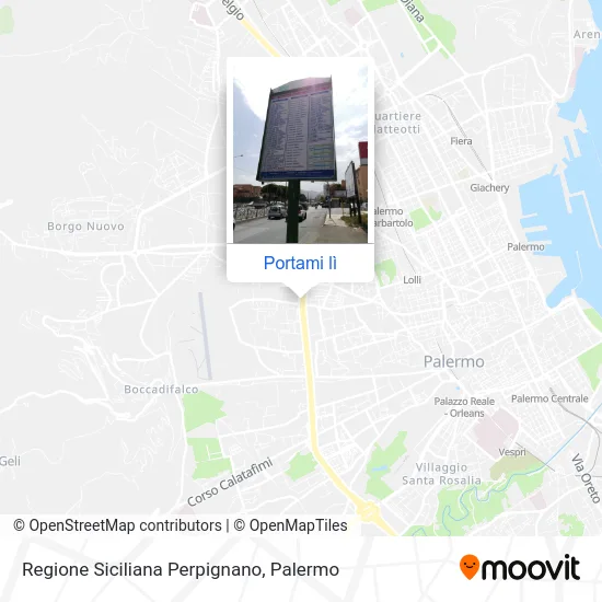 Mappa Regione Siciliana Perpignano