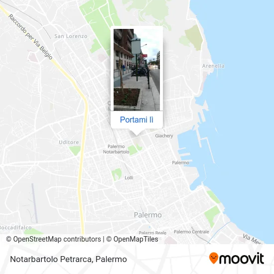 Mappa Notarbartolo Petrarca