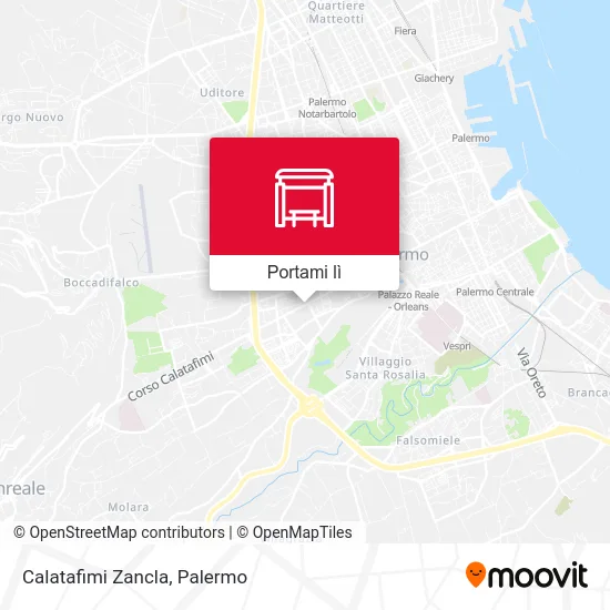 Mappa Calatafimi Zancla