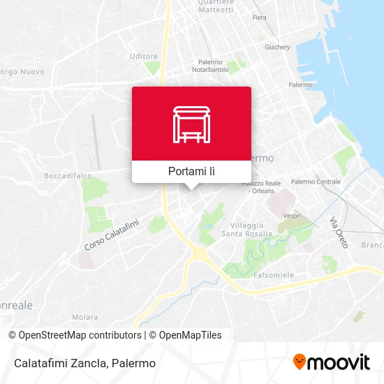 Mappa Calatafimi Zancla