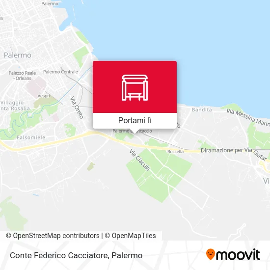 Mappa Conte Federico Cacciatore