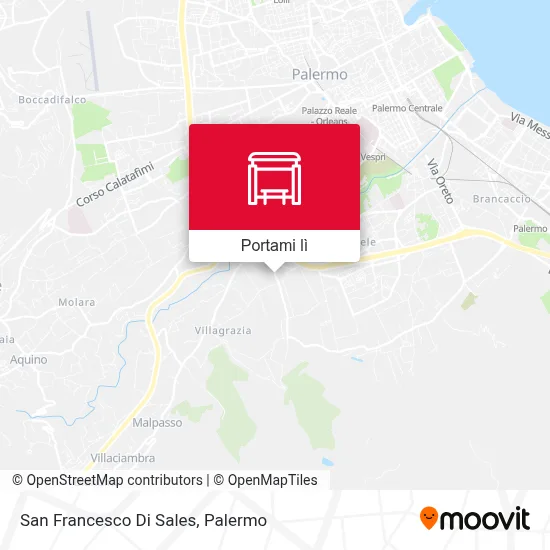 Mappa San Francesco Di Sales