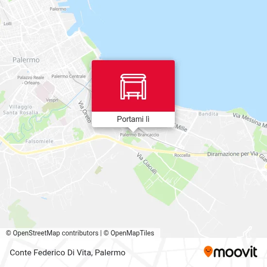 Mappa Conte Federico Di Vita