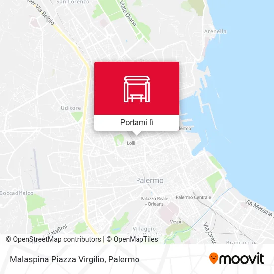 Mappa Malaspina Piazza Virgilio