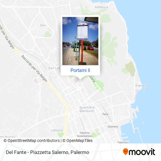 Mappa Del Fante - Piazzetta Salerno