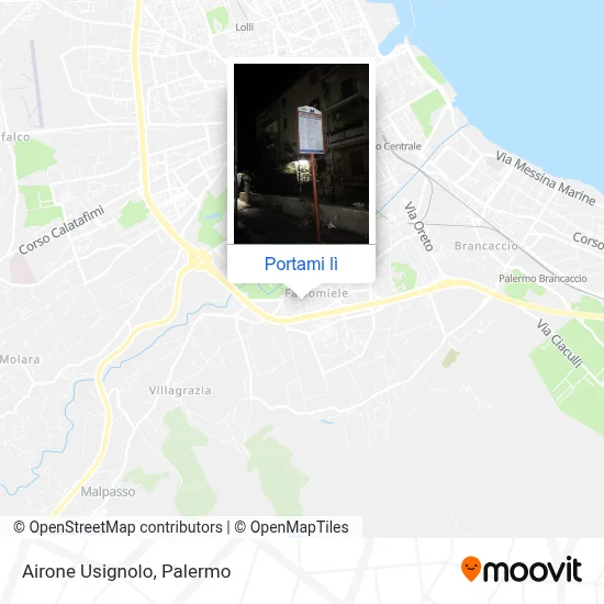 Mappa Airone Usignolo