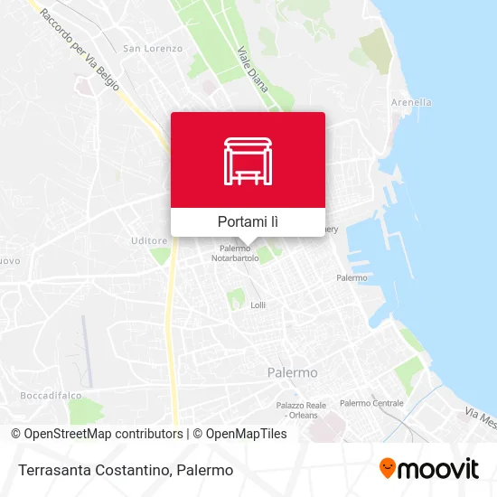 Mappa Terrasanta Costantino