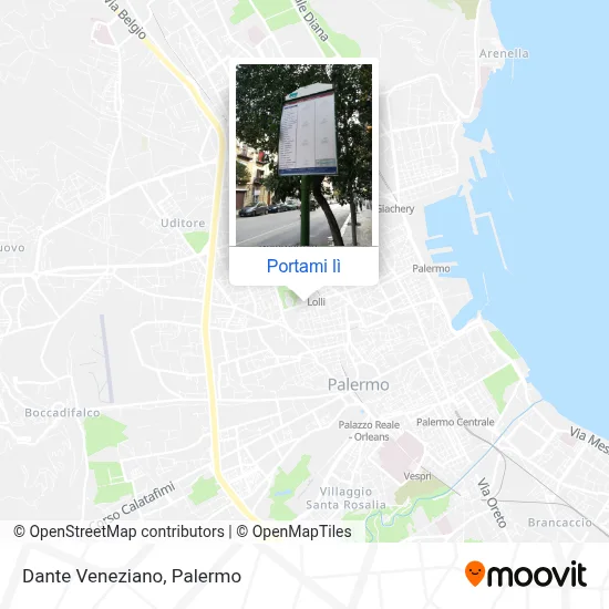 Mappa Dante Veneziano