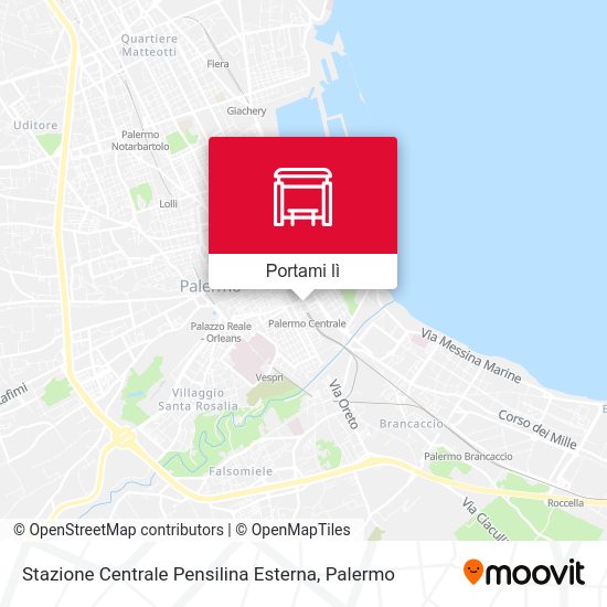 Mappa Stazione Centrale Pensilina Esterna
