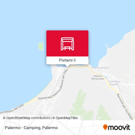 Mappa Palermo - Camping