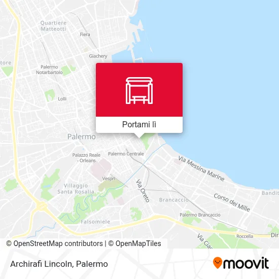 Mappa Archirafi Lincoln