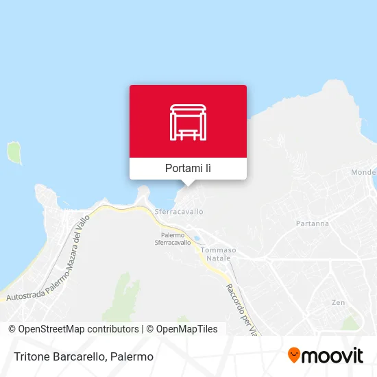Mappa Tritone Barcarello