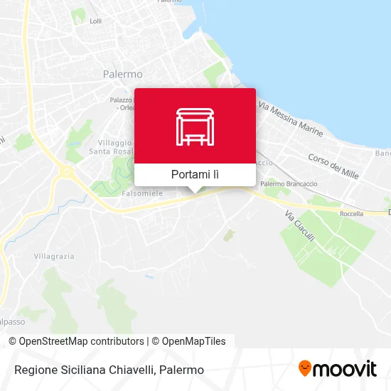 Mappa Regione Siciliana Chiavelli