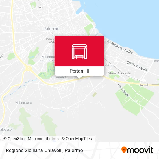 Mappa Regione Siciliana Chiavelli