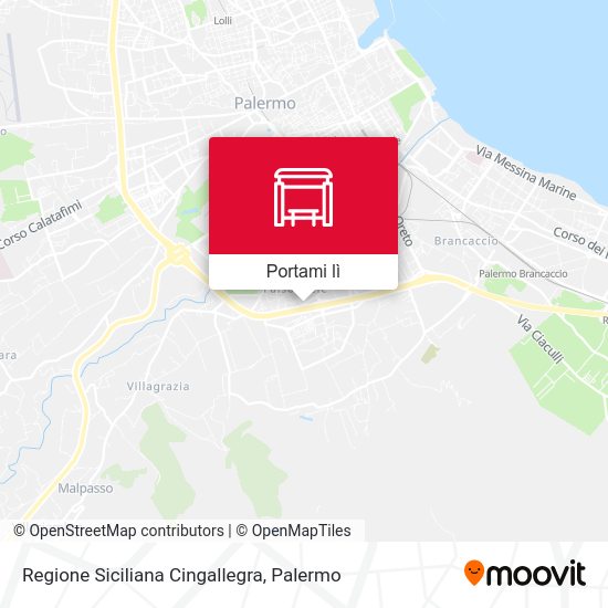 Mappa Regione Siciliana Cingallegra