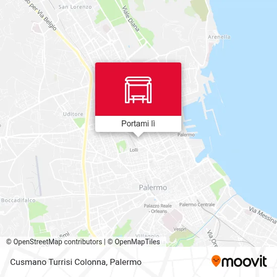 Mappa Cusmano Turrisi Colonna