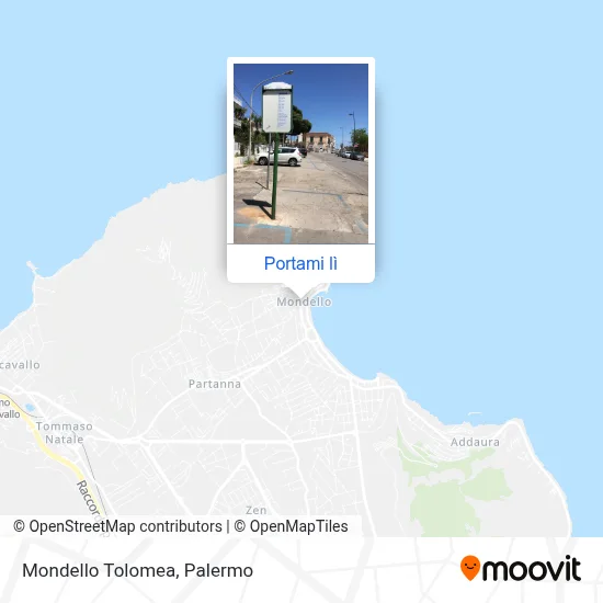 Mappa Mondello Tolomea