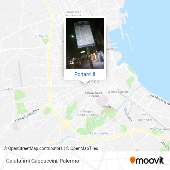 Mappa Calatafimi Cappuccini