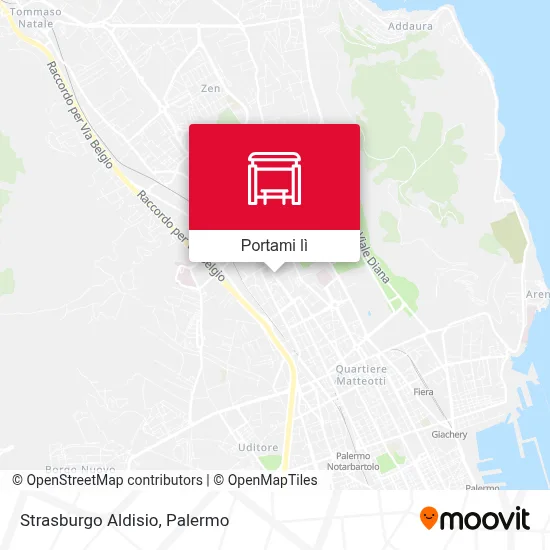 Mappa Strasburgo Aldisio