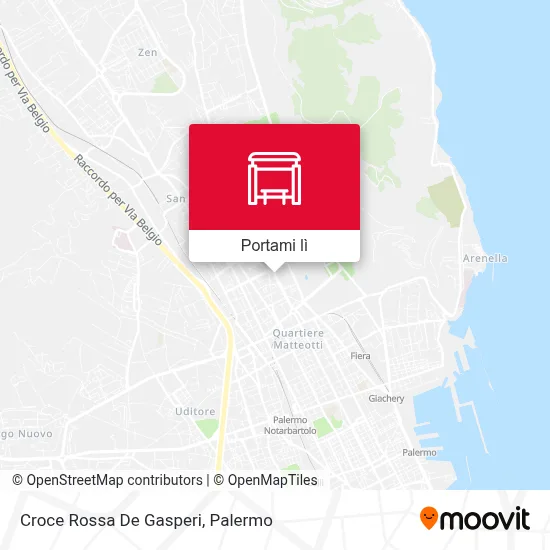 Mappa Croce Rossa De Gasperi