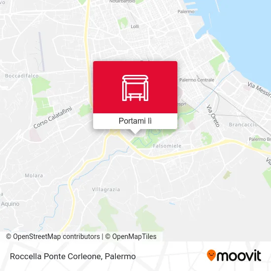 Mappa Roccella Ponte Corleone