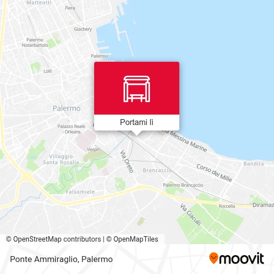 Mappa Ponte Ammiraglio