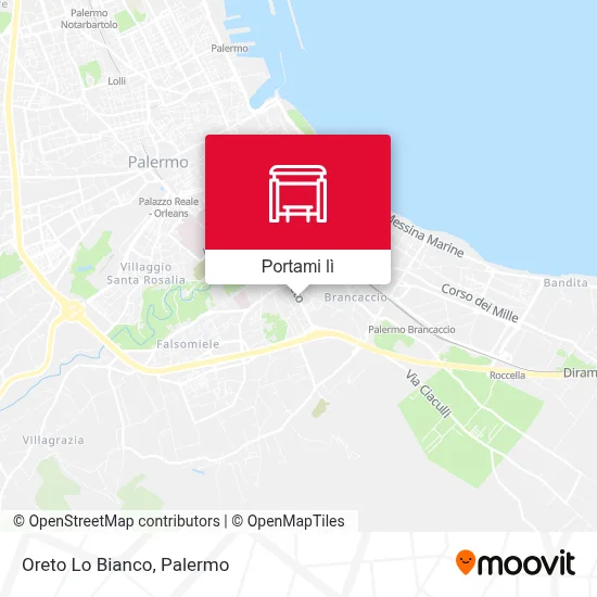 Mappa Oreto Lo Bianco