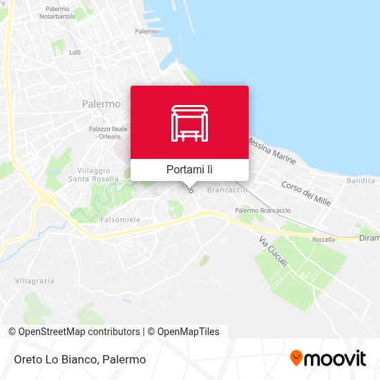 Mappa Oreto Lo Bianco