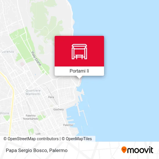 Mappa Papa Sergio Bosco