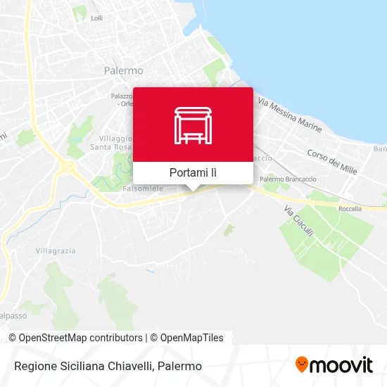 Mappa Regione Siciliana Chiavelli