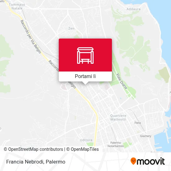 Mappa Francia Nebrodi