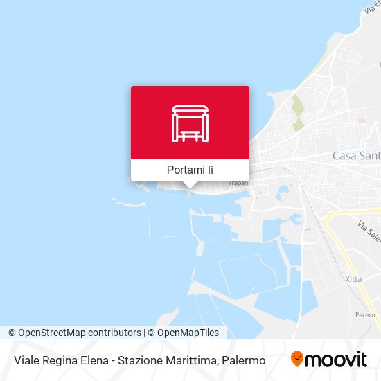 Mappa Viale Regina Elena - Stazione Marittima