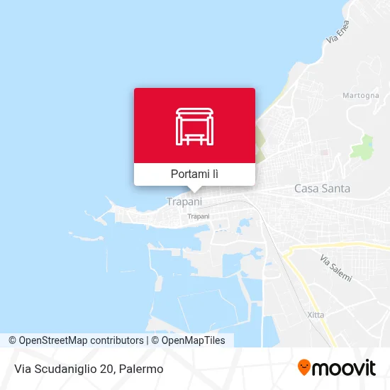 Mappa Via Scudaniglio 20