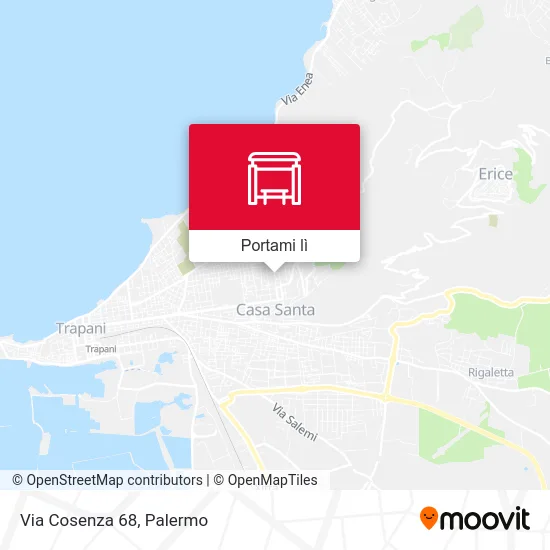 Mappa Via Cosenza 68