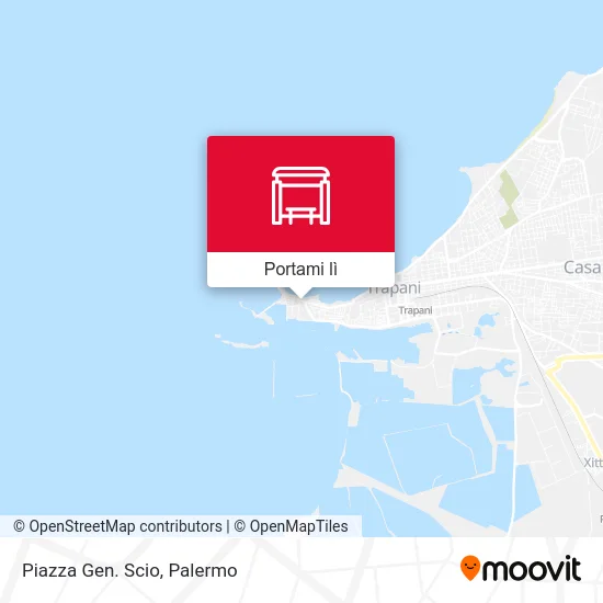 Mappa Piazza Gen. Scio