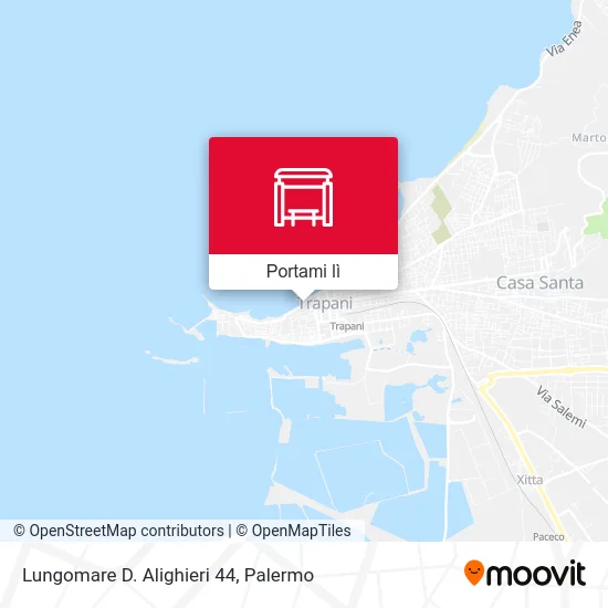 Mappa Lungomare D. Alighieri 44