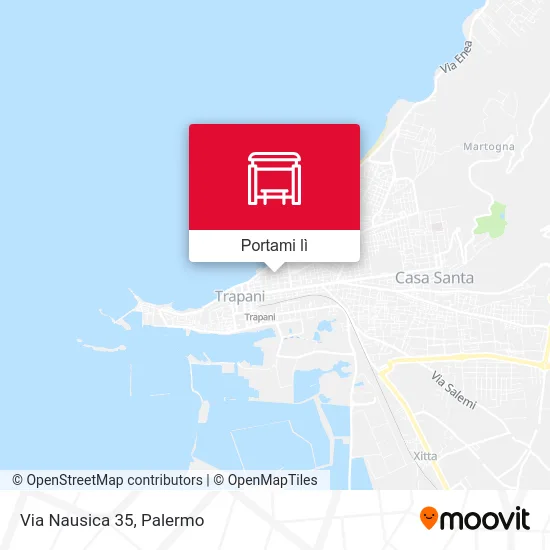 Mappa Via Nausica 35