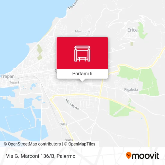 Mappa Via G. Marconi 136/B