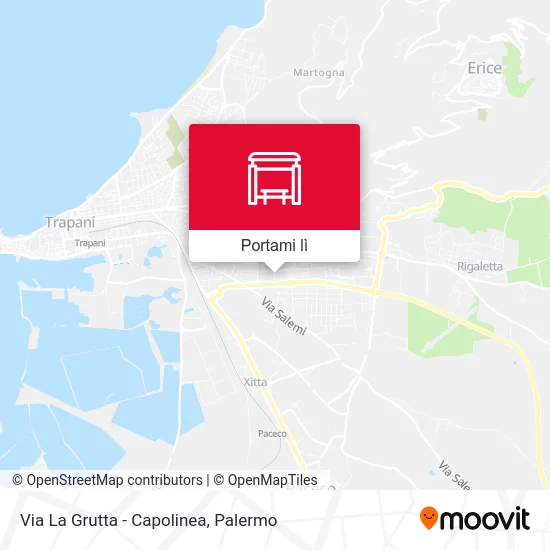 Mappa Via  La Grutta - Capolinea