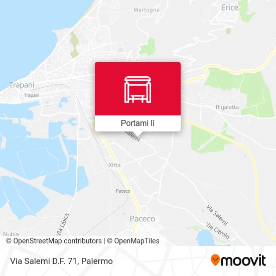 Mappa Via Salemi D.F. 71