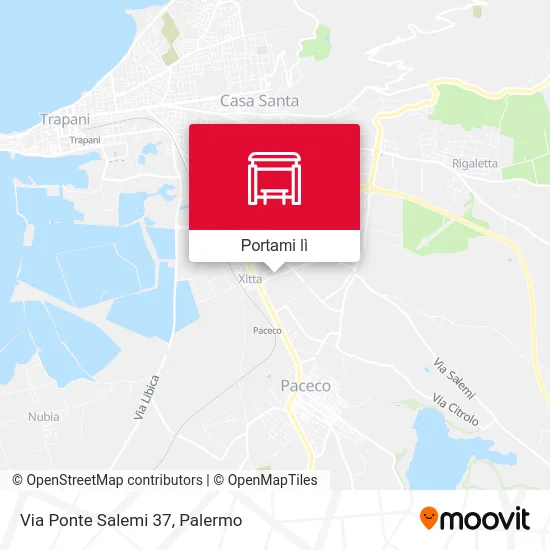 Mappa Via Ponte Salemi 37