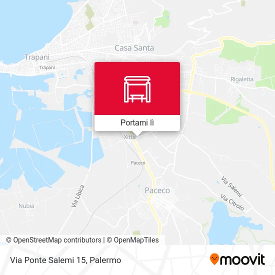 Mappa Via Ponte Salemi 15