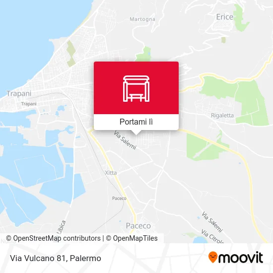 Mappa Via Vulcano 81