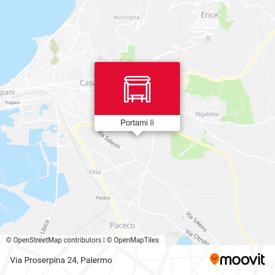 Mappa Via Proserpina 24