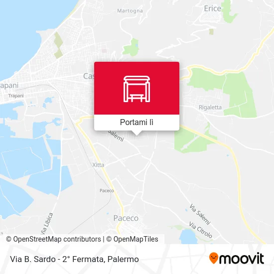 Mappa Via B. Sardo - 2° Fermata