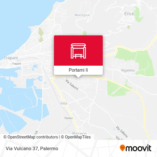 Mappa Via Vulcano 37