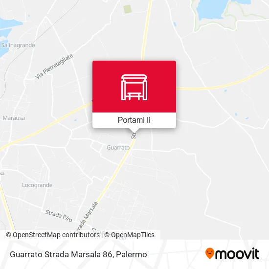 Mappa Guarrato Strada Marsala 86