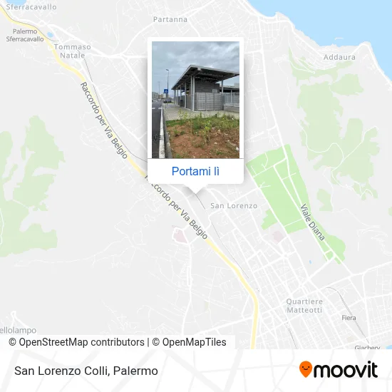 Mappa San Lorenzo Colli