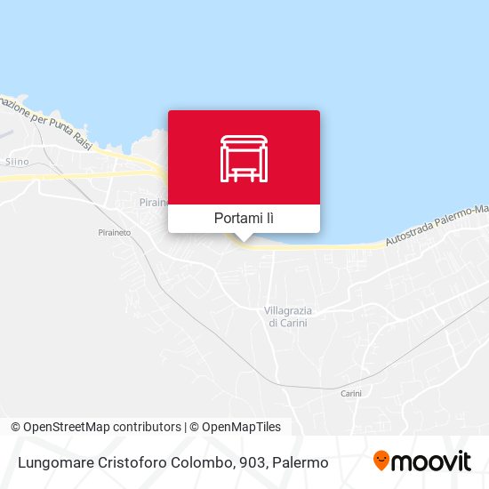 Mappa Lungomare Cristoforo Colombo, 903