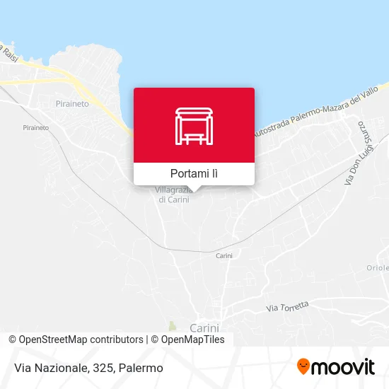 Mappa Via Nazionale, 325